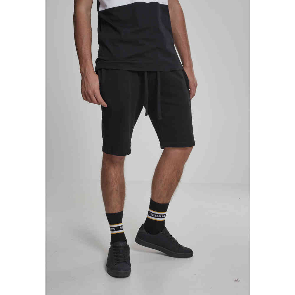 Urban Classics - Basic Sweat Pantalon court - Noir